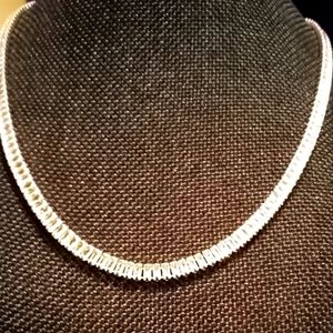 Beautiful  Crystal  tennis styled necklace